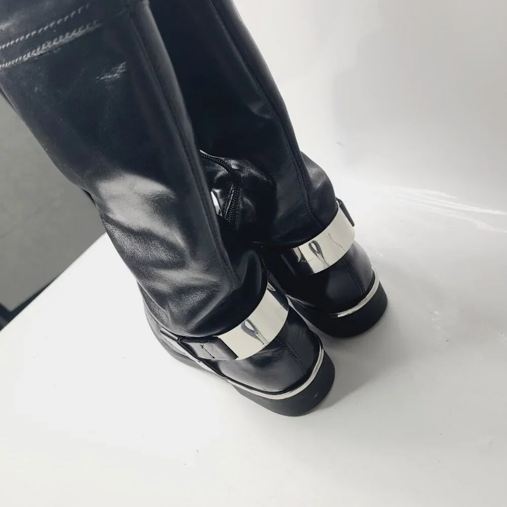 Zara girl leather